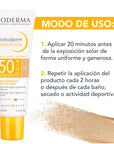 Bioderma Photoderm Aquafluido FPS50+ Protector solar facial tono Claro 40 ml