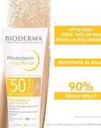 Bioderma Photoderm Aquafluide SPF50+ con Color Dorado 40 ml