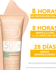 Bioderma Photoderm Cover Touch Mineral Protector solar facial FPS50+ con color tono muy claro 40 g