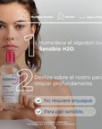 Bioderma Sensibio H2O Agua micelar desmaquillante y calmante edición bomba inversa 500 ml