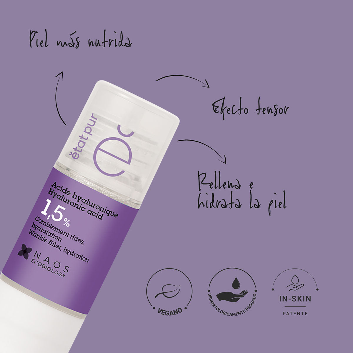 Etat Pur Activo Puro Ácido Hialurónico Sérum rellenador de arrugas 15 ml