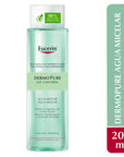 Eucerin Dermopure agua micelar para piel grasa y/o con tendencia acneica 200ml.