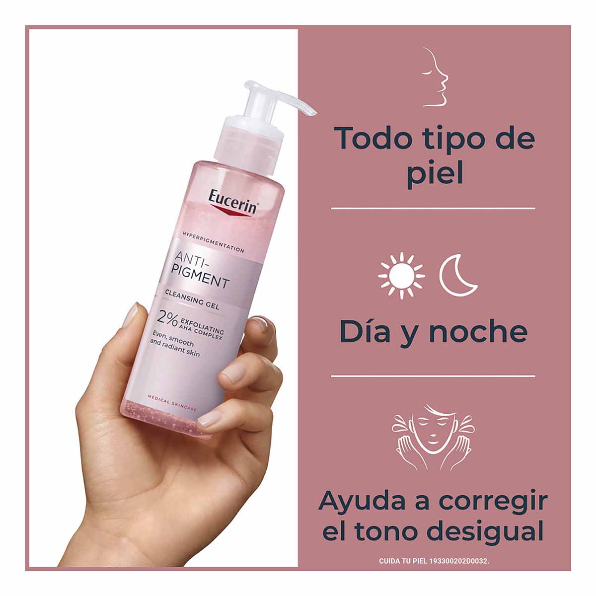 Eucerin Anti-Pigment Gel limpiador facial 200 ml