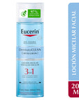 Eucerin dermatoclean loción micelar limpiadora facial 3 en 1 200ml.