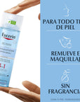 Eucerin dermatoclean loción micelar limpiadora facial 3 en 1 200ml.
