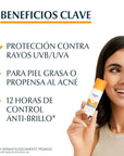Eucerin Oil Control Protector Solar para piel grasa y sensible FPS50+ 50 ml