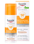 Eucerin Sun Photoaging Control Fluido facial antiarrugas tono medio FPS50+ 50 ml