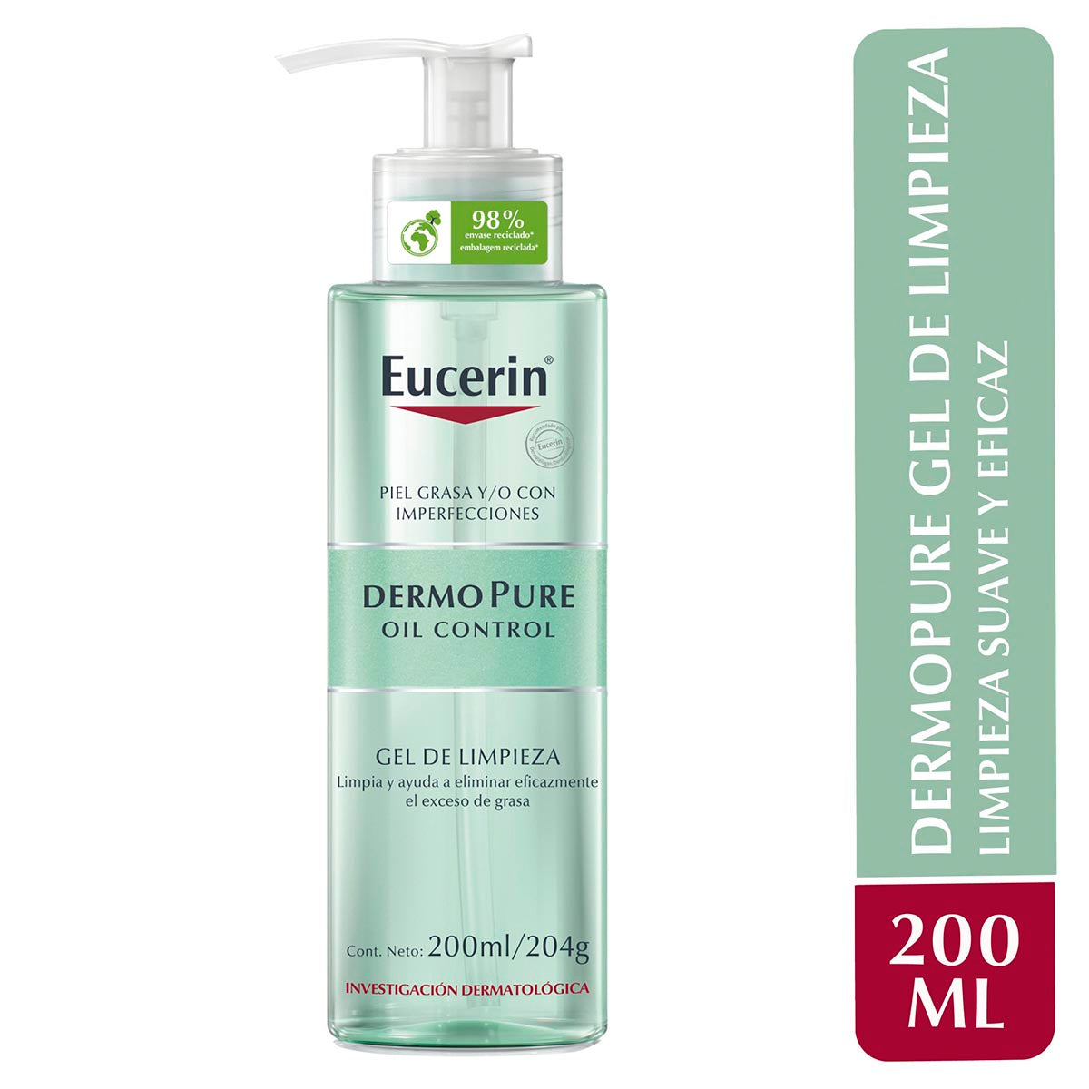 Eucerin Dermopure Gel Limpiador 200ml – Derma Express MX