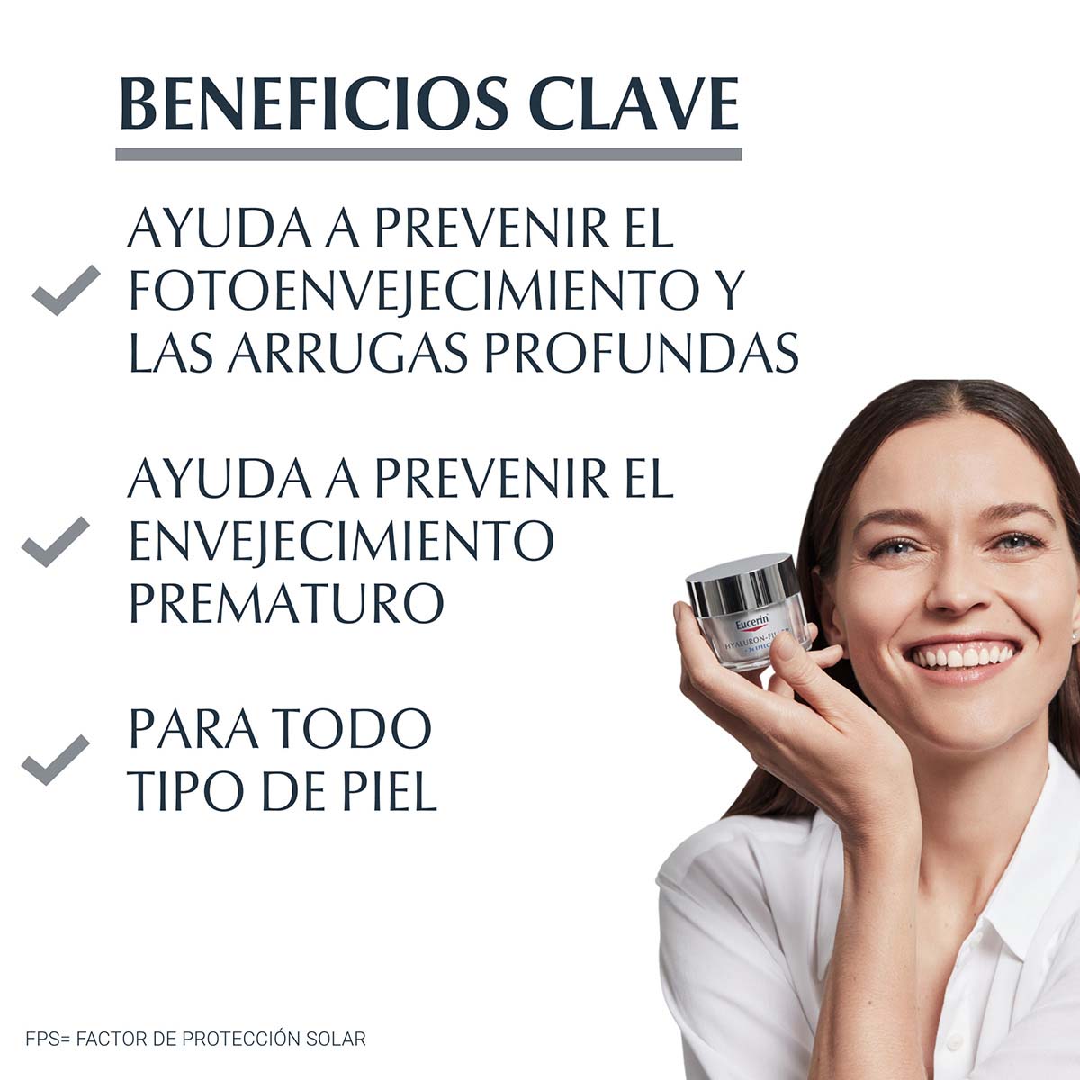 Eucerin Hyaluron-Filler 3X Effect Crema facial de día antiarrugas FPS30 50 ml