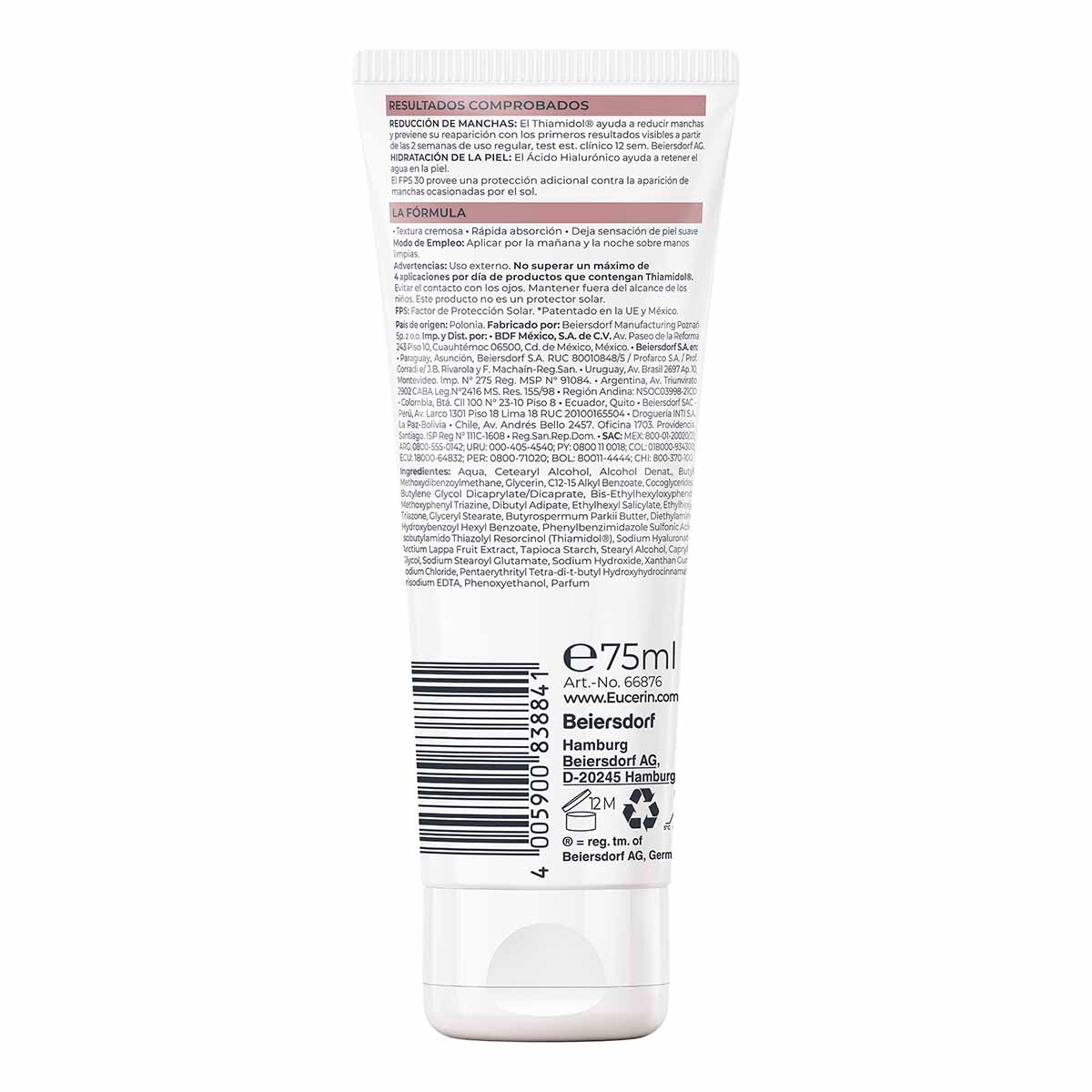 Eucerin Anti-Pigment Crema de manos anti-hiperpigmentación FPS30 75 ml