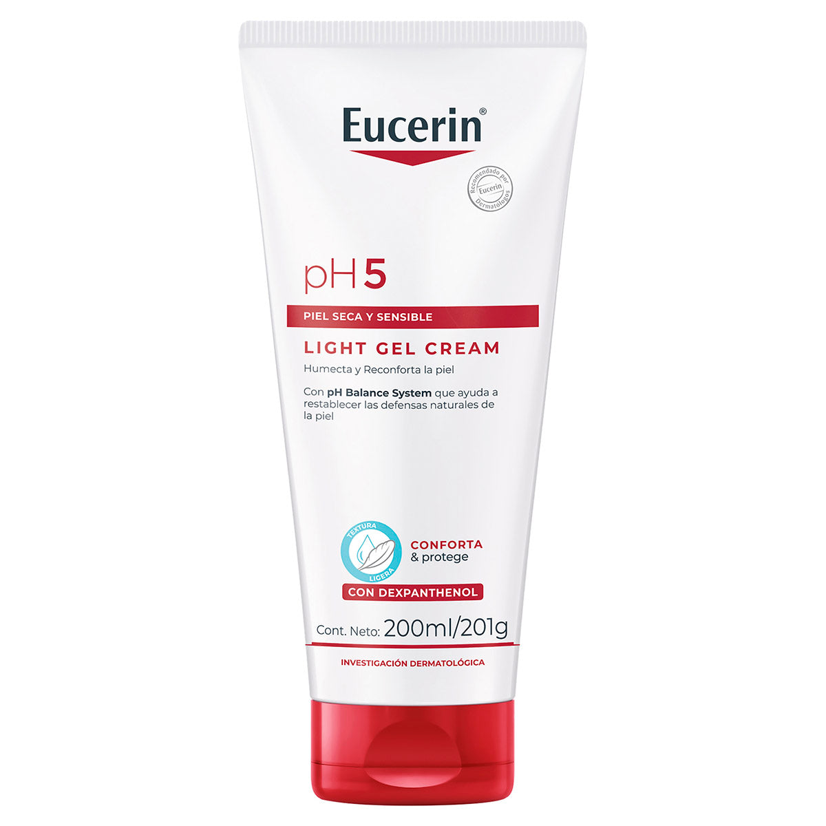 Eucerin pH5 Light Gel crema para piel seca y sensible 200ml. Derma
