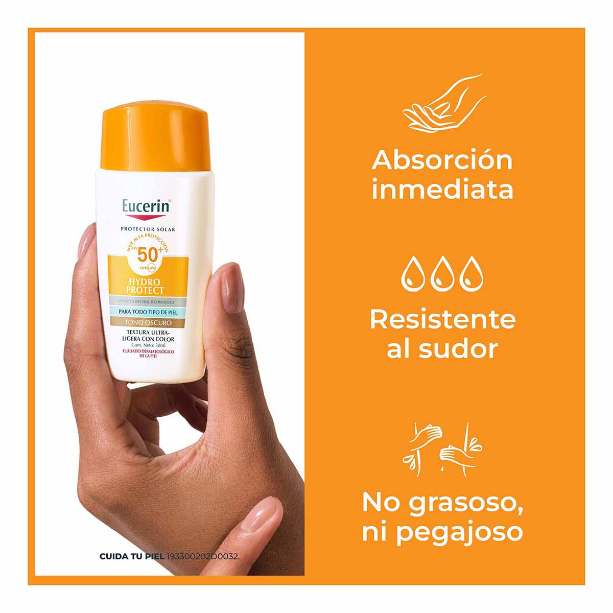 Eucerin Sun Hydrofluid Bronze SPF50+ 50ml.