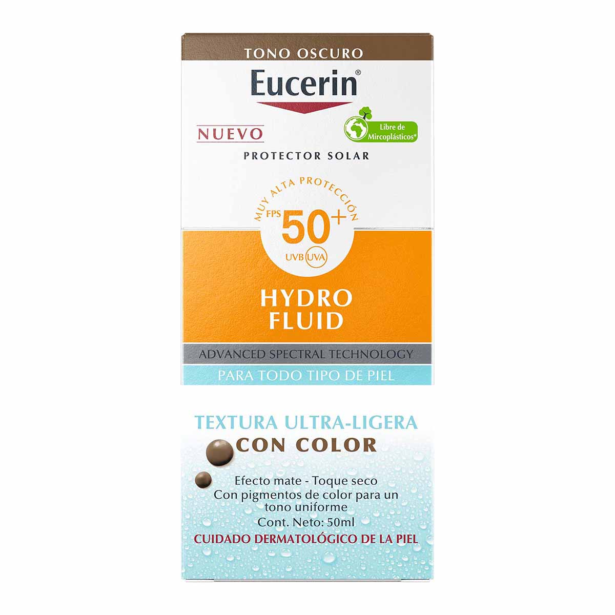 Eucerin Sun Hydrofluid Bronze SPF50+ 50ml.