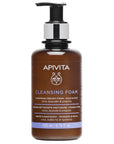 Apivita Espuma limpiadora facial para rostro y ojos 200 ml