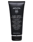 Apivita Gel Limpiador facial detox con carbón activado 150ml.
