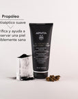 Apivita Gel Limpiador facial detox con carbón activado 150ml.
