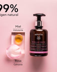 Apivita Agua micelar limpiadora con rosa y miel 300 ml