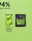 Apivita Mascarilla facial hidratante con pepino 2 x 8 ml
