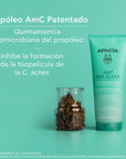 Apivita Just Bee Clear Limpiador purificante para piel grasa 200ml.