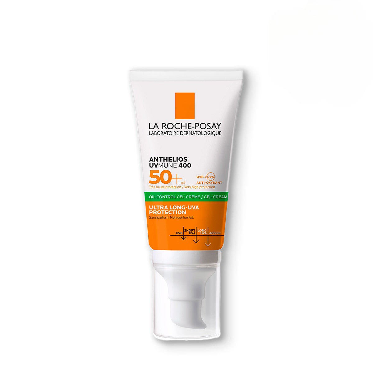 La Roche-Posay Anthelios Toque Seco Gel-crema FPS50+ Protector solar anti-brillo para piel mixta y grasa 50 ml