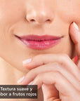 Apivita Stick labial hidratante con granada tono rosado 4.4 gr