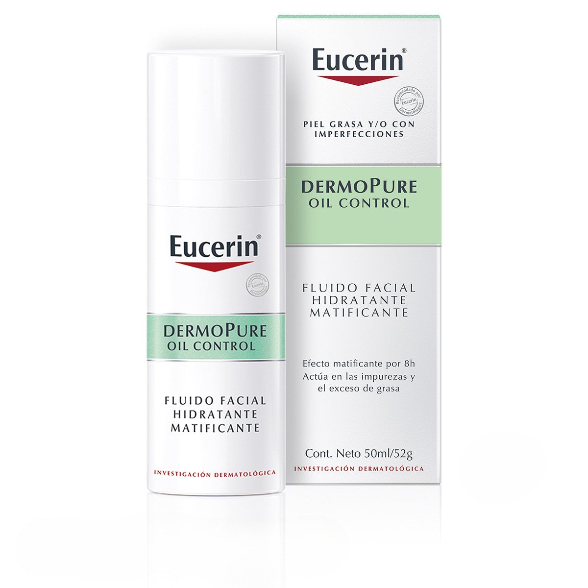 Eucerin Dermopure Fluido facial matificante para piel grasa y con tendencia acneica 50 ml