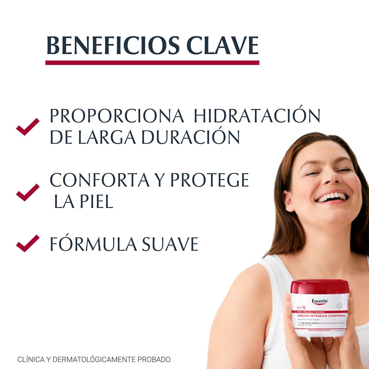 Eucerin pH5 Crema corporal intensiva para piel seca y sensible 450 ml