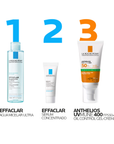 La Roche-Posay Kit Anthelios UVMune 400 Oil Control Gel-Crema 50 Ml + Effaclar Duo Serum 3 Ml + Agua Micelar 50 Ml