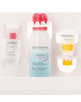 Bioderma Kit Sensibio Dúo, Desmaquillante y protección solar para pieles sensibles