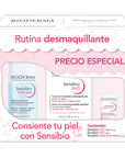 Bioderma Kit Sensibio H2O eye 125ml + Sensibio H2O 250ml + Sensibio Defensive serum 4ml.