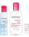 Bioderma Kit Sensibio H2O eye 125ml + Sensibio H2O 250ml + Sensibio Defensive serum 4ml.