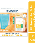 Bioderma Kit Photoderm Dry Touch Protector Solar FPS50+ 40 ml + Sebium Gel Moussant 100 ml