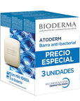 Tripack Bioderma - Atoderm Barra Dermolimpiadora