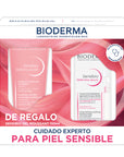 Bioderma Kit Sensibio Gel Moussant 100ml + Sensibio Devensive Serum 30ml. Rutina calmante anti-arrugas
