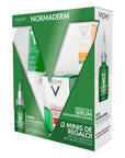 Normaderm serum probio BHA 30ml + Gel limpiador purificante phytosolutions 50ml+ Capital soleil matificante 3 en 1 3ml.
