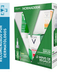 Normaderm serum probio BHA 30ml + Gel limpiador purificante phytosolutions 50ml+ Capital soleil matificante 3 en 1 3ml.