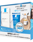 Effaclar Mat, Rutina para piel mixta a grasa con tendencia acneica, Kit Effaclar Mat + Effaclar Gel + Anthelios UV MUNE 400 con Color