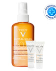 Vichy Kit Capital soleil agua protector solar 200 ml + Capital soleil uv-age daily teinté 3 ml + Capital soleil uv-age daily 3 ml