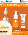 La Roche Posay Kit-Pure Vitamin C10 Serum 30ml + Pure Vitamin C10 Serum 10ml + Anthelios UVMUNE 400 3ml.