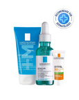 La Roche Posay kit-effaclar serum ultra concentrado 30ml+effaclar gel moussant 50ml+anthelios uv mune 400 3ml