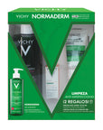 Vichy Kit Normaderm intensive purifying cleanser 400 ml + Dercos anti dandruff 50 ml + Capital soleil uv-clear spf50+ 3 ml