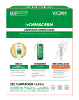 Vichy Kit Normaderm intensive purifying cleanser 400 ml + Dercos anti dandruff 50 ml + Capital soleil uv-clear spf50+ 3 ml
