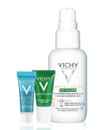 Vichy Kit Capital soleil uv-clear spf50+ 40 ml + Mineral 89 probiotic 5 ml + Normaderm probio-bha Sérum 5 ml