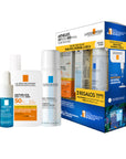 La Roche-Posay Kit Anthelios UV Mune 400 50 ml + Hyalu B5 Serum 10 ml + Thermal Spring Water 50 ml