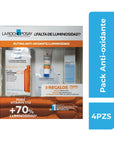 La Roche-Posay Kit Pure Vitamin C12 Sérum 30 ml + Hyalu B5 Sérum 10 ml + Anthelios UV Mune 400 FPS 50+ 3 ml + Effaclar Gel Moussant Purifiant 7 ml
