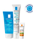 La Roche-Posay Kit Effaclar Duo+M 40 ml + Effaclar Gel Limpiador +M 50 ml + Anthelios UV Mune 400 FPS 50+ Oil Control Fluido 3 ml