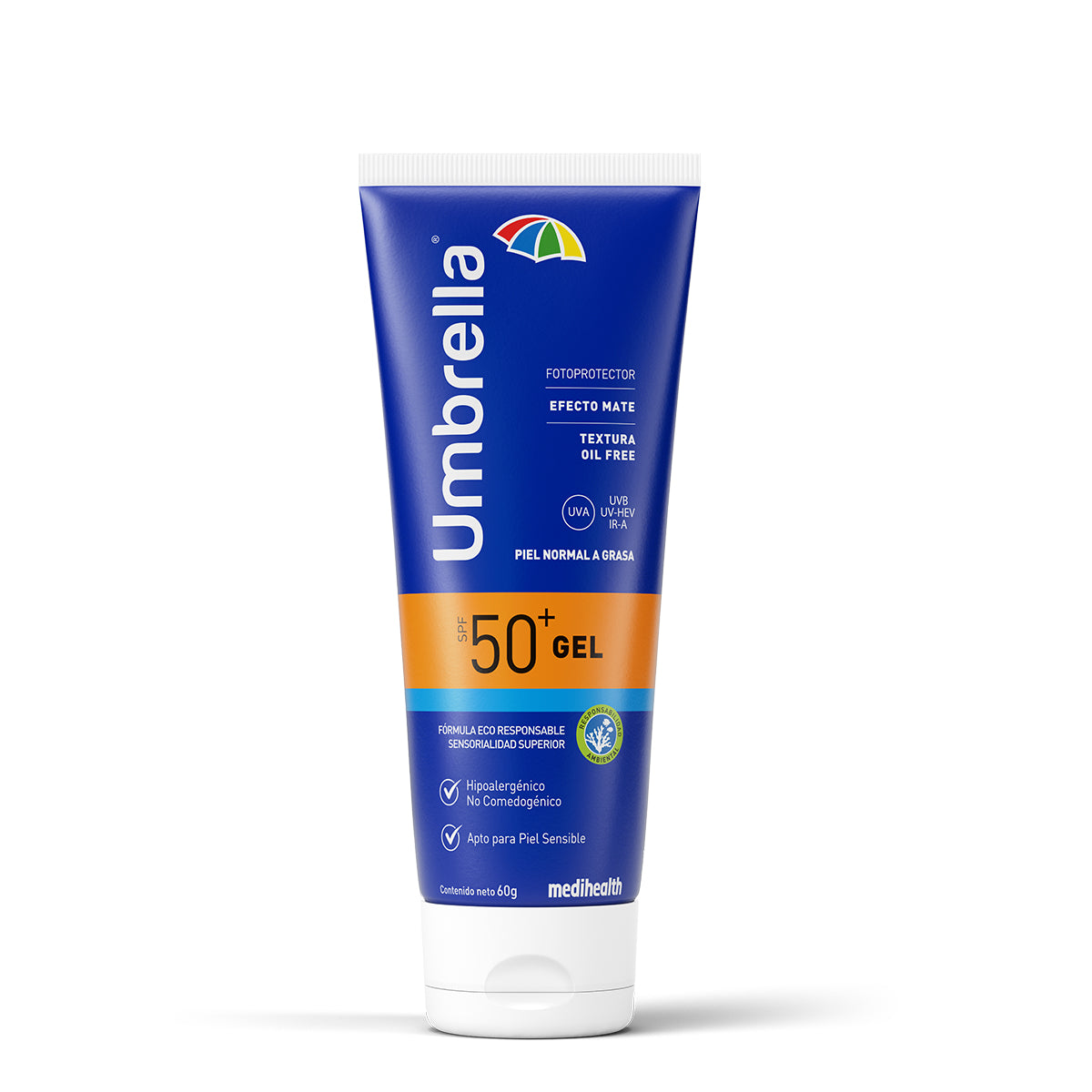 Italmex Umbrella FPS50+ Fotoprotector en gel para piel grasa 60 gr