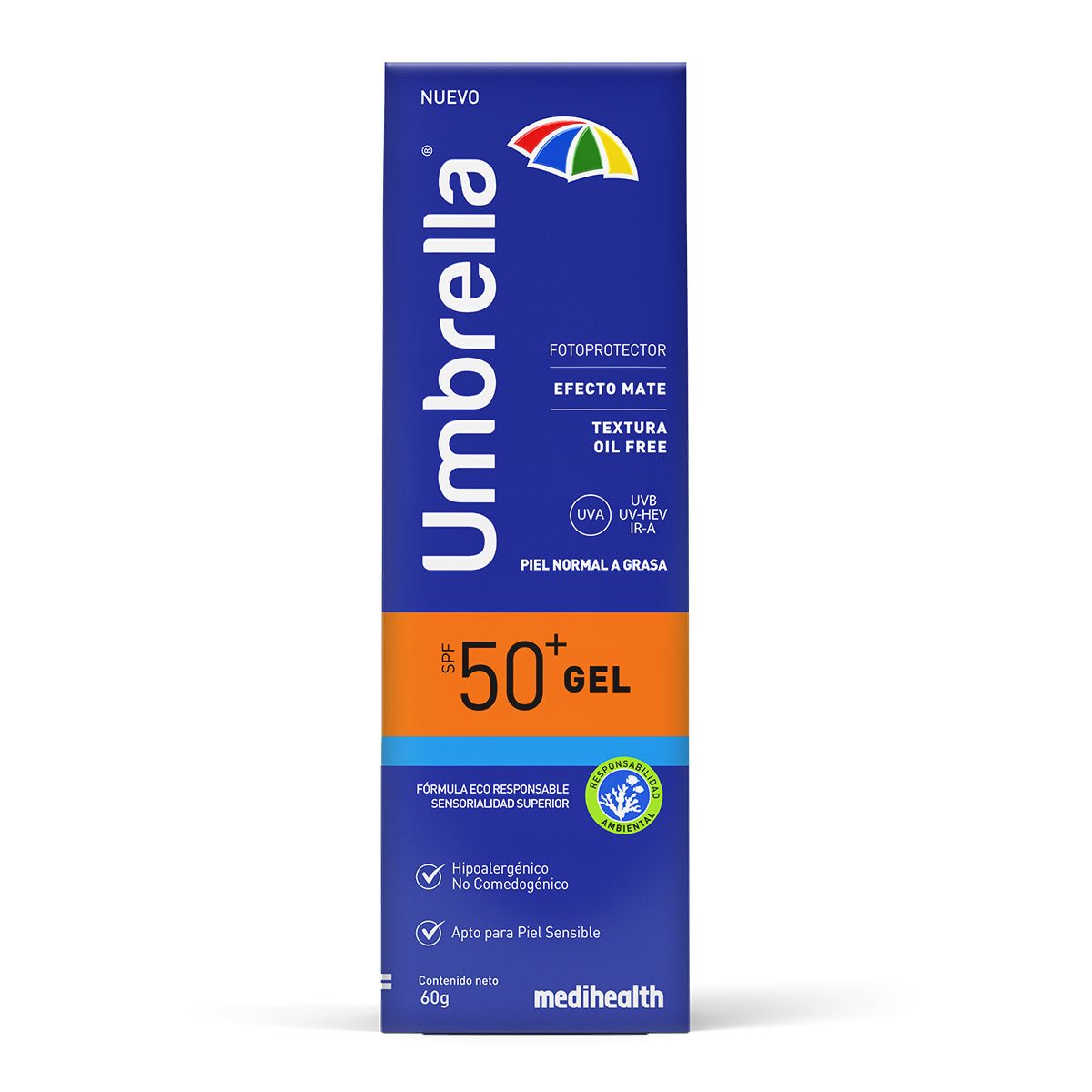 Italmex Umbrella FPS50+ Fotoprotector en gel para piel grasa 60 gr
