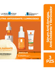 La Roche Posay Kit-Pure Vitamin C10 Serum 30ml + Pure Vitamin C10 Serum 10ml + Anthelios UVMUNE 400 3ml.