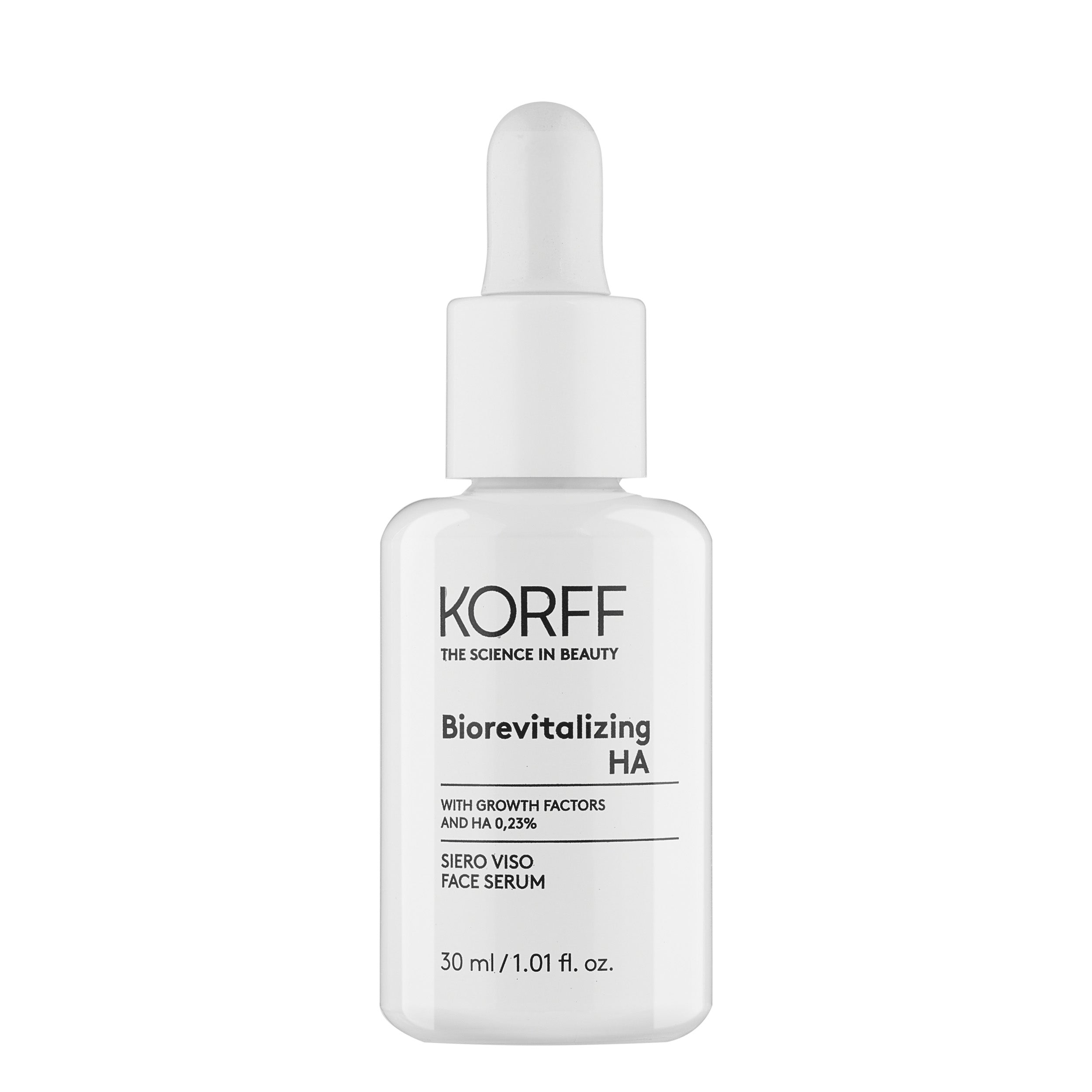 KORFF Serum Facial Biorevitalizante Con Ácido Hialurónico 30 ml
